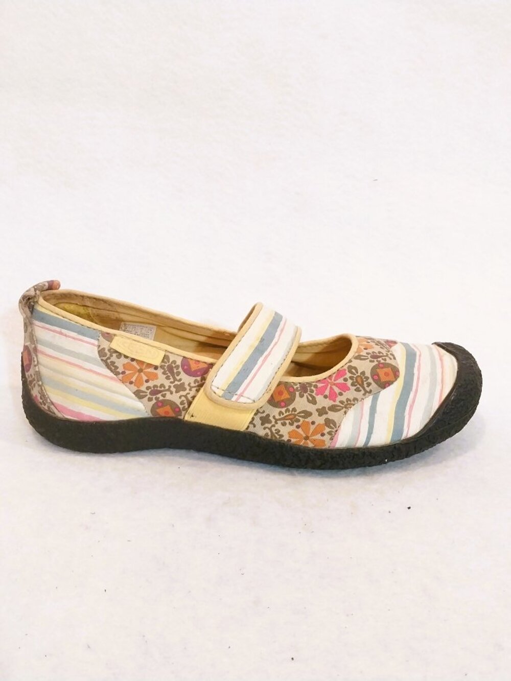 KEEN Mary Jane Flat Shoes Womens 7.5 Harvest Floral Multicolor Floral Canvas